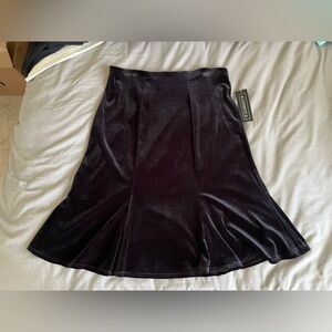 Black velvet like Skirt